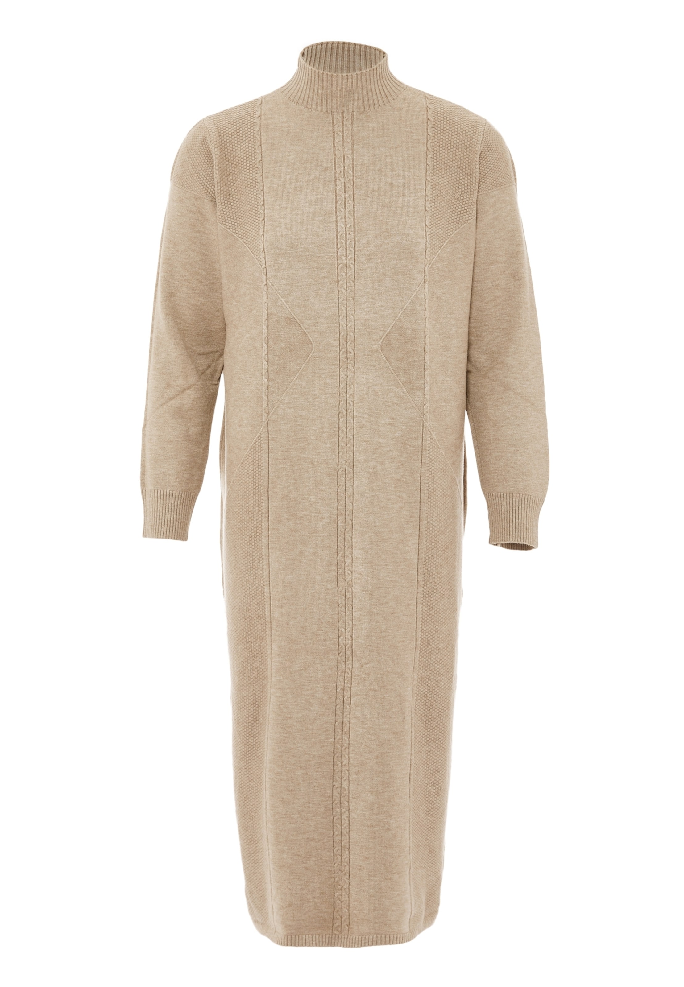 Jalene Kleid in Beige: Vorderseite