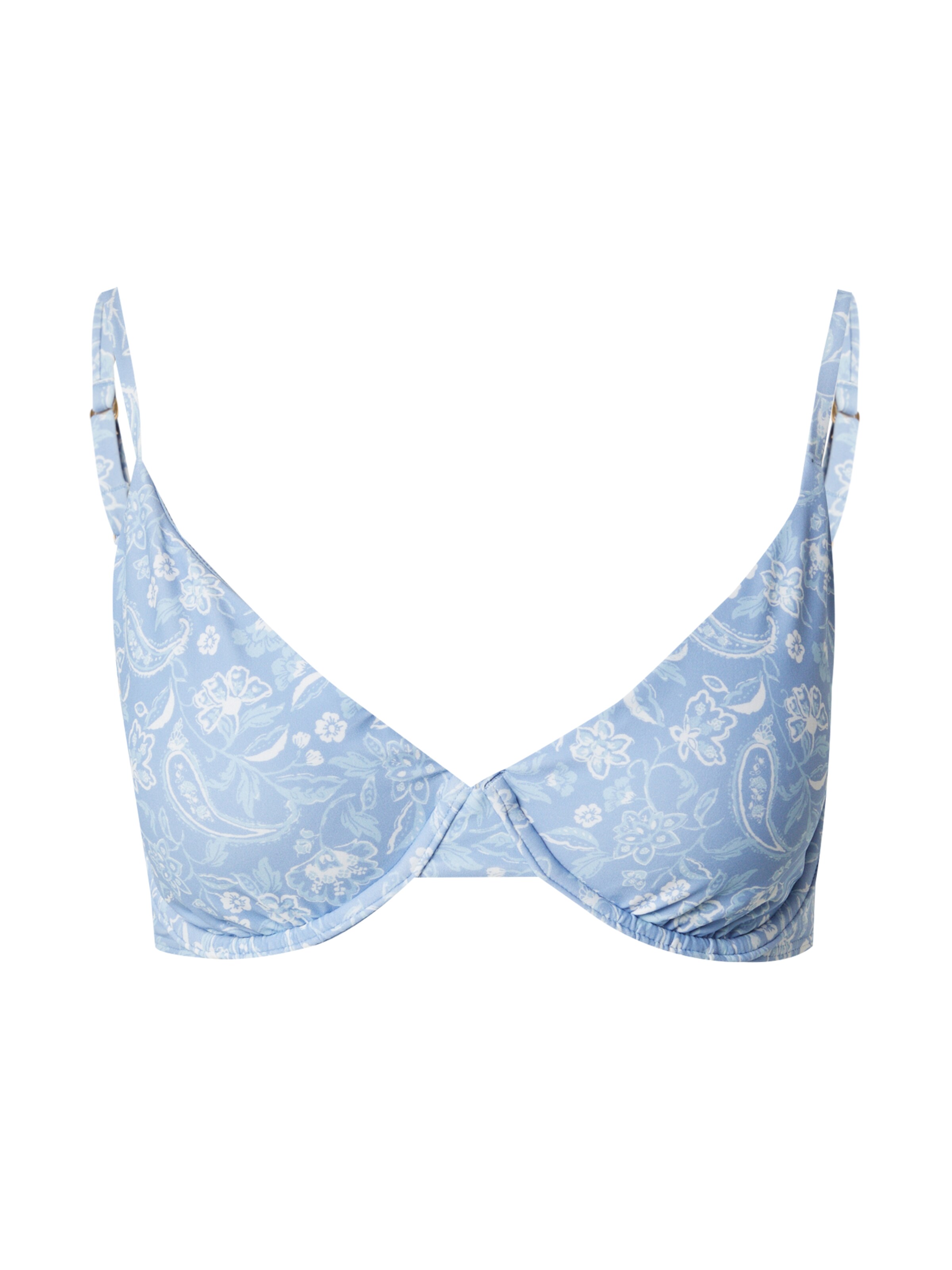 Hauts de bikini HOLLISTER en bleu : devant
