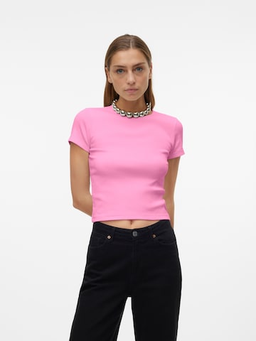 rožinė VERO MODA Marškinėliai 'CHLOE'