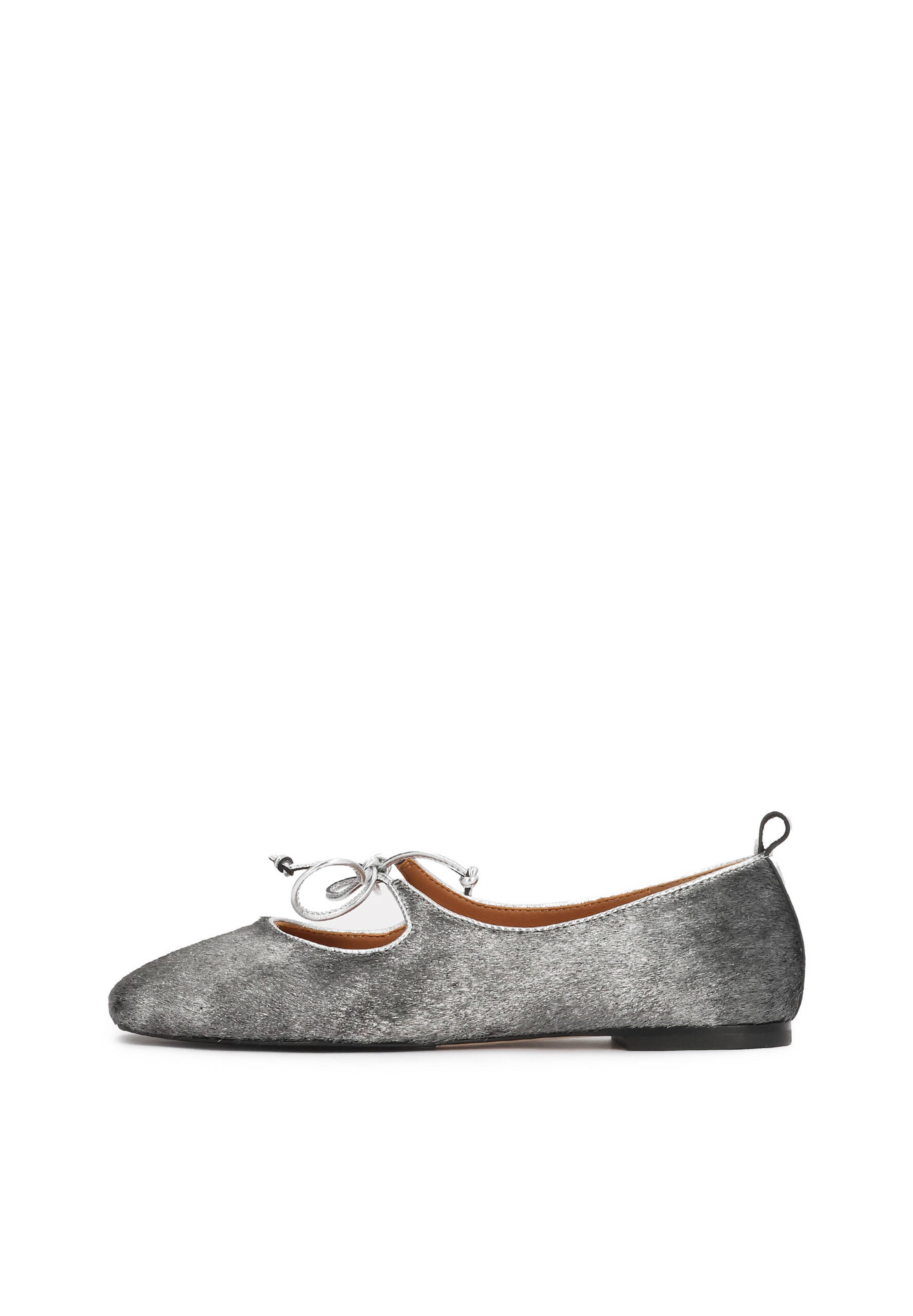 Ballerines à lanières Kazar Studio en gris : devant