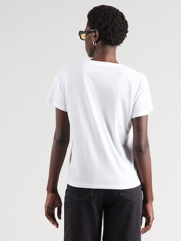 Karl Lagerfeld T-shirt 'Orchid' i vit: baksida