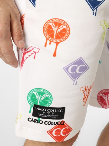 Regular Pantalon Carlo Colucci en mélange de couleurs