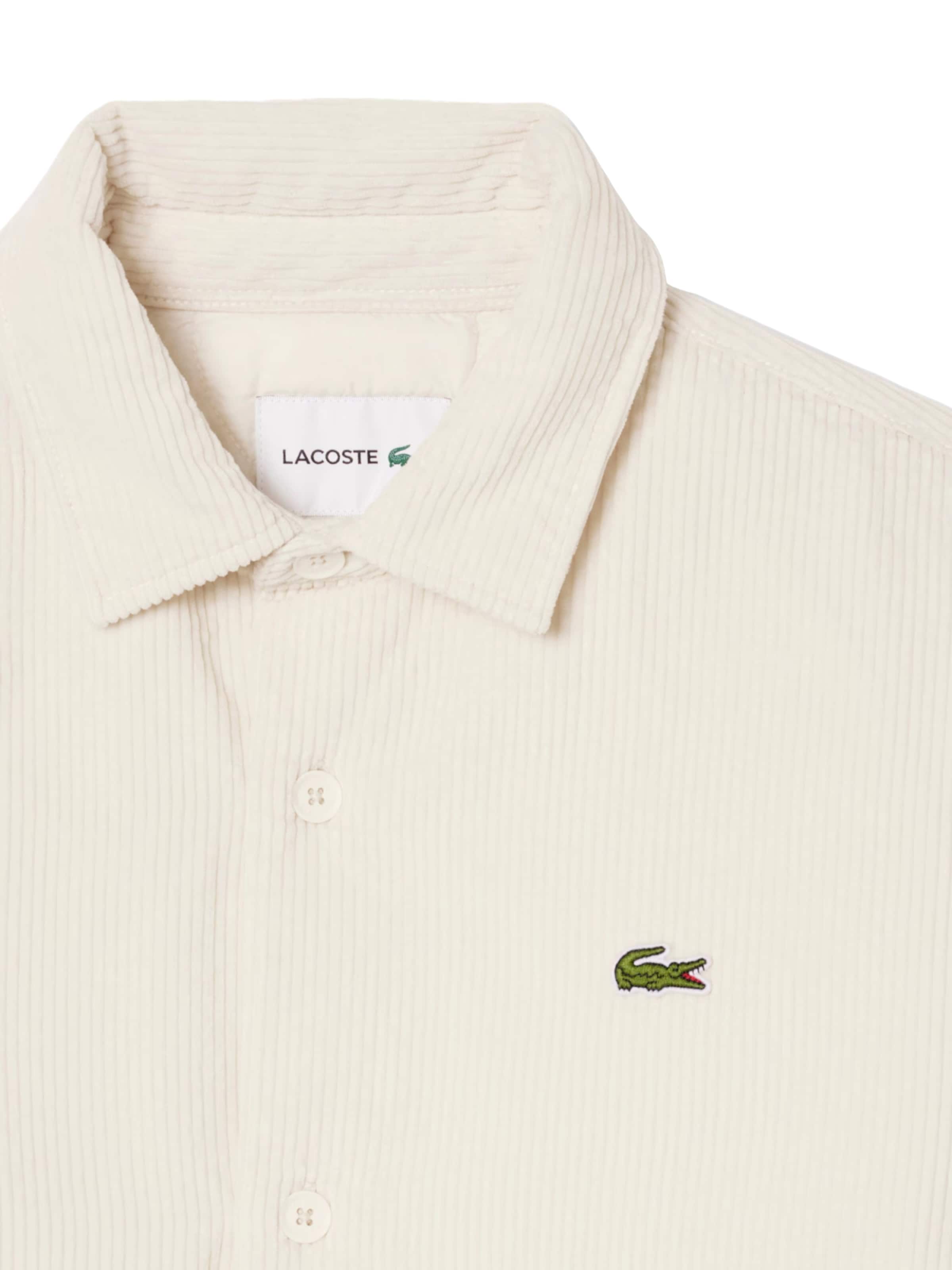 LACOSTE Regular fit Overhemd in Beige