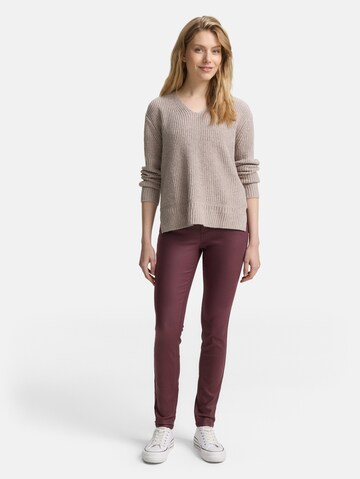 TOM TAILOR Skinny Jeans 'Lucie' in Rood