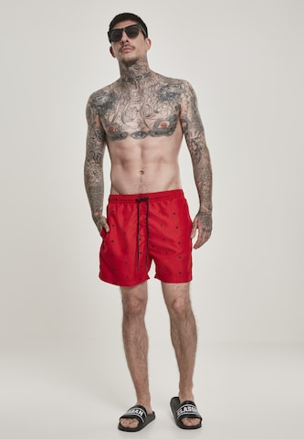 Urban Classics Board Shorts in Red