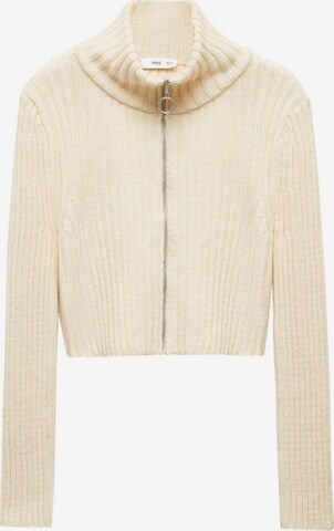 MANGO Knit Cardigan 'Bratz' in Beige: front