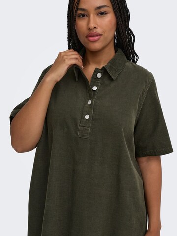 Abito camicia 'CARGry-Nessa' di ONLY Carmakoma in verde