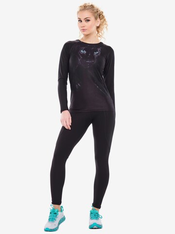 Skinny Pantalon de sport 'HWL115C' Winshape en noir