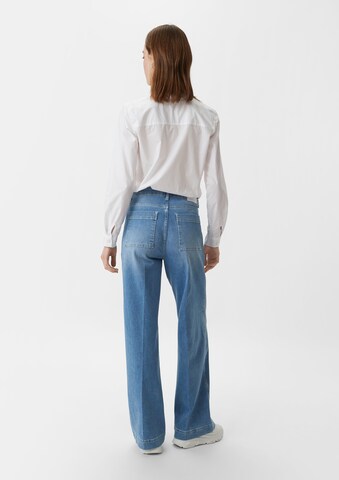 Wide Leg Jean comma casual identity en bleu : derrière