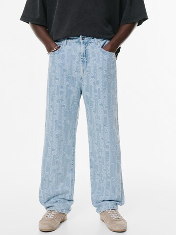 Baggy Jeans di Pull&Bear in blu: frontale
