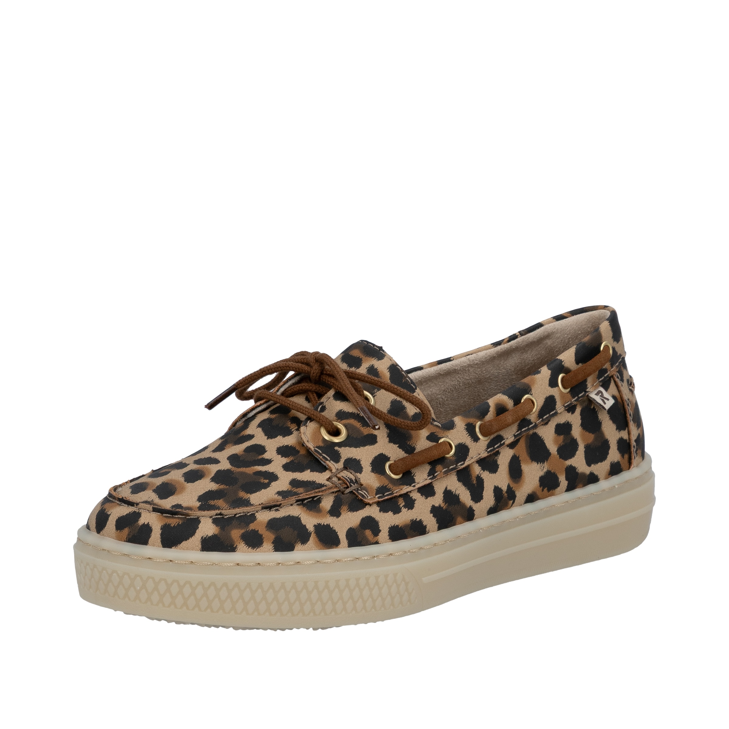 Rieker Classic Flats in Brown: front