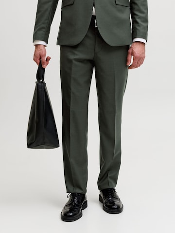 JACK & JONES Slimfit Παντελόνι με τσάκιση 'JPRSolaris' σε πράσινο