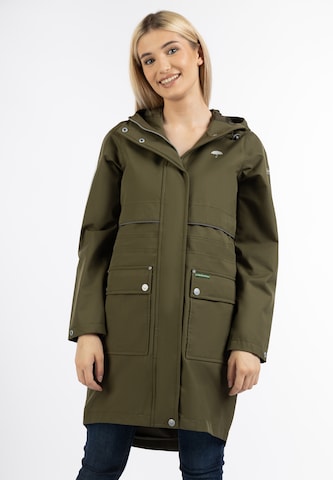 Veste fonctionnelle 'Bridgeport' Schmuddelwedda en vert : devant