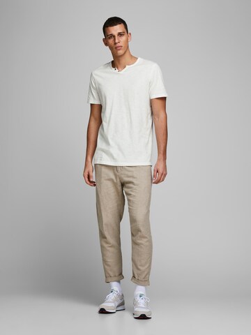 JACK & JONES Regularny krój Koszulka w kolorze szary