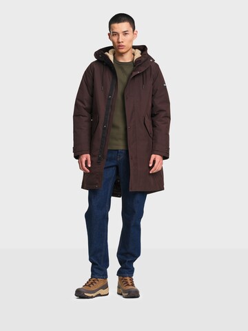 Parka d’hiver AIGLE en rouge : devant
