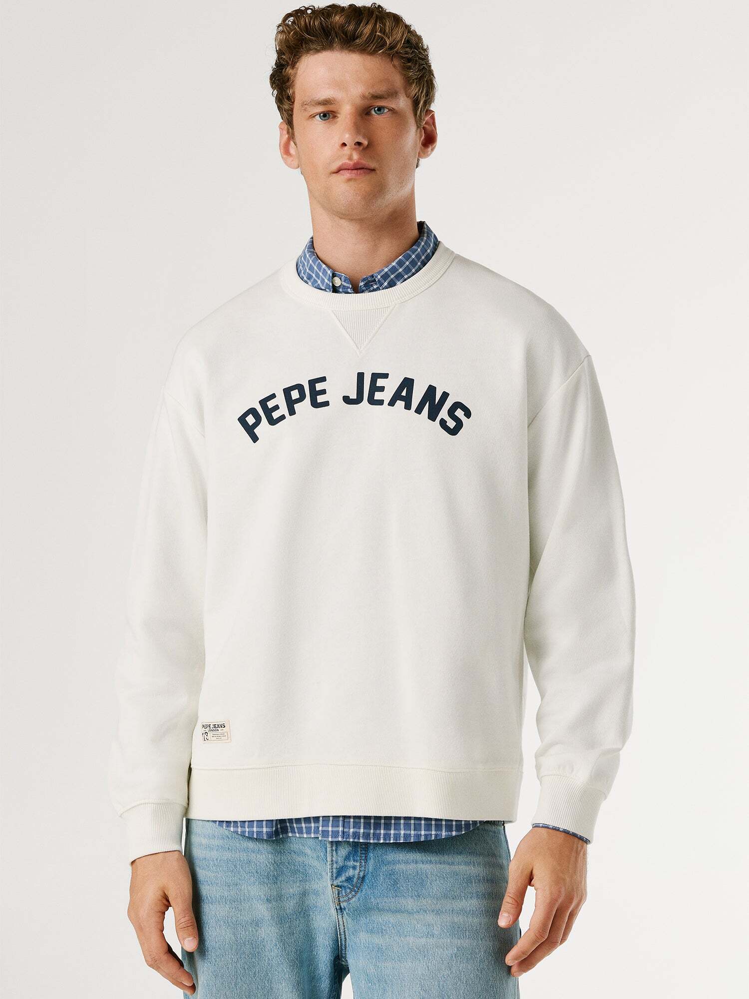 Pepe Jeans Sweatshirt 'GIO' in White: front