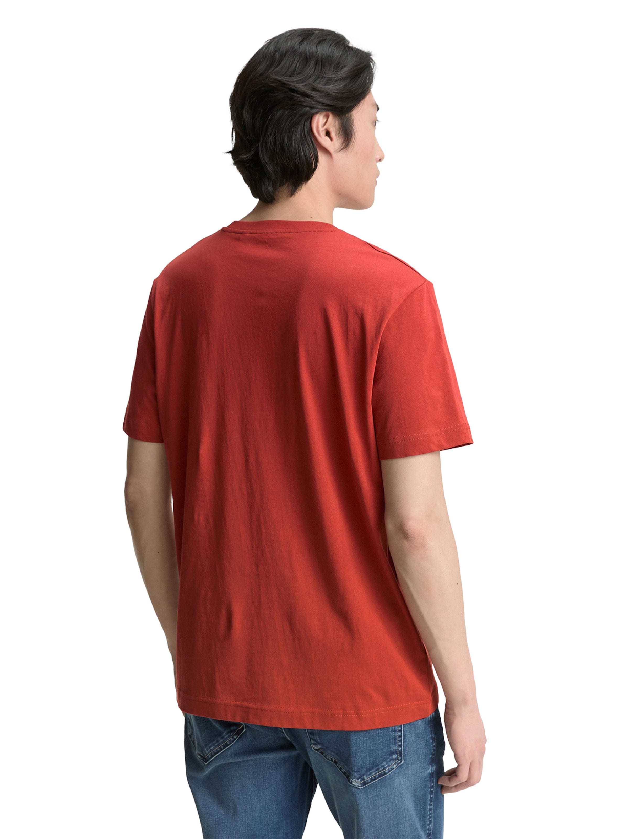 TOM TAILOR Тениска в червено