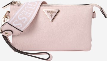 Borsa a tracolla 'LATONA MINI' di GUESS in rosa: frontale