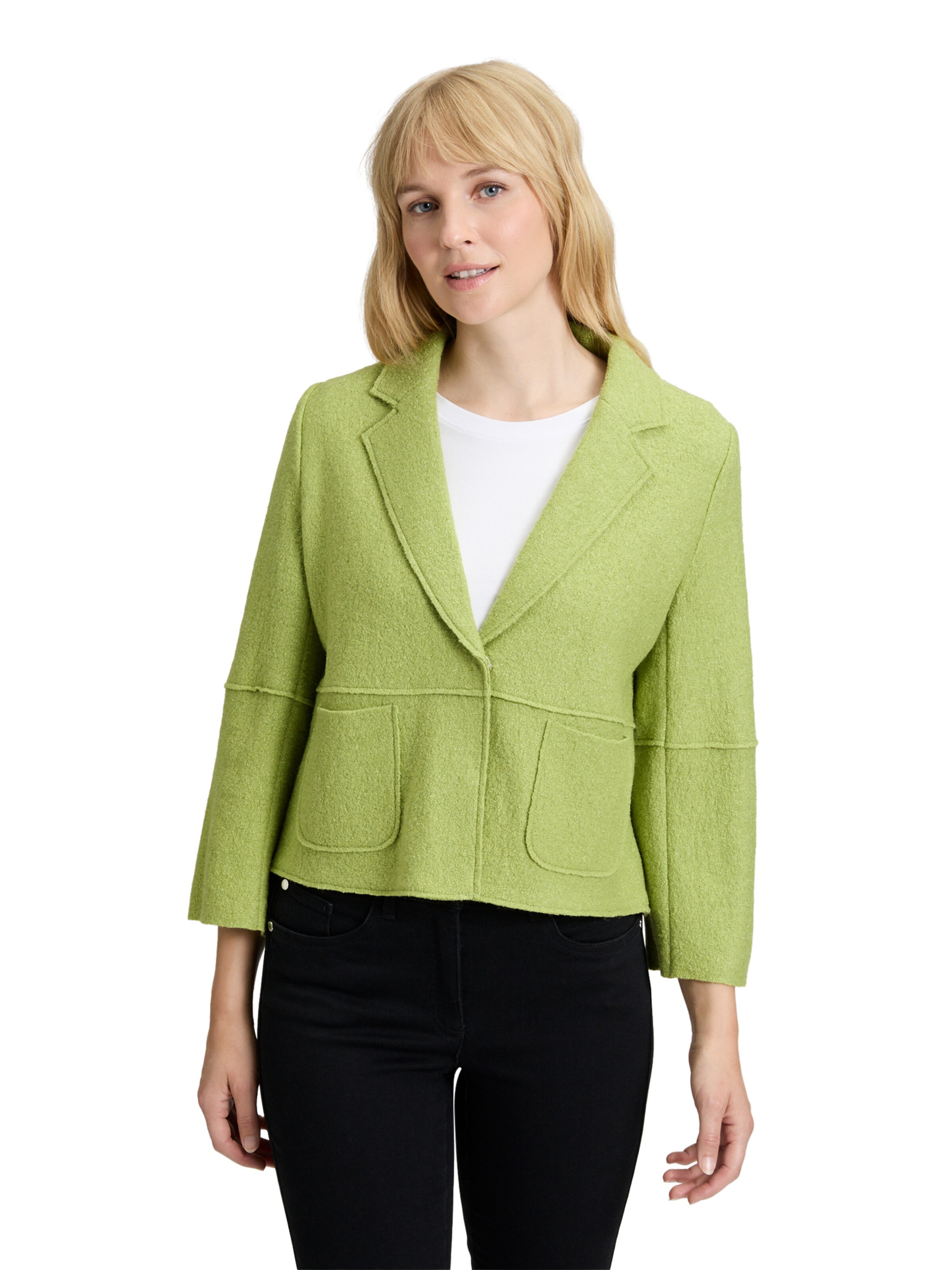 Betty Barclay Blazer in Green: front