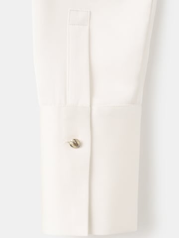 MANGO Bluse 'IDEALE' in Beige