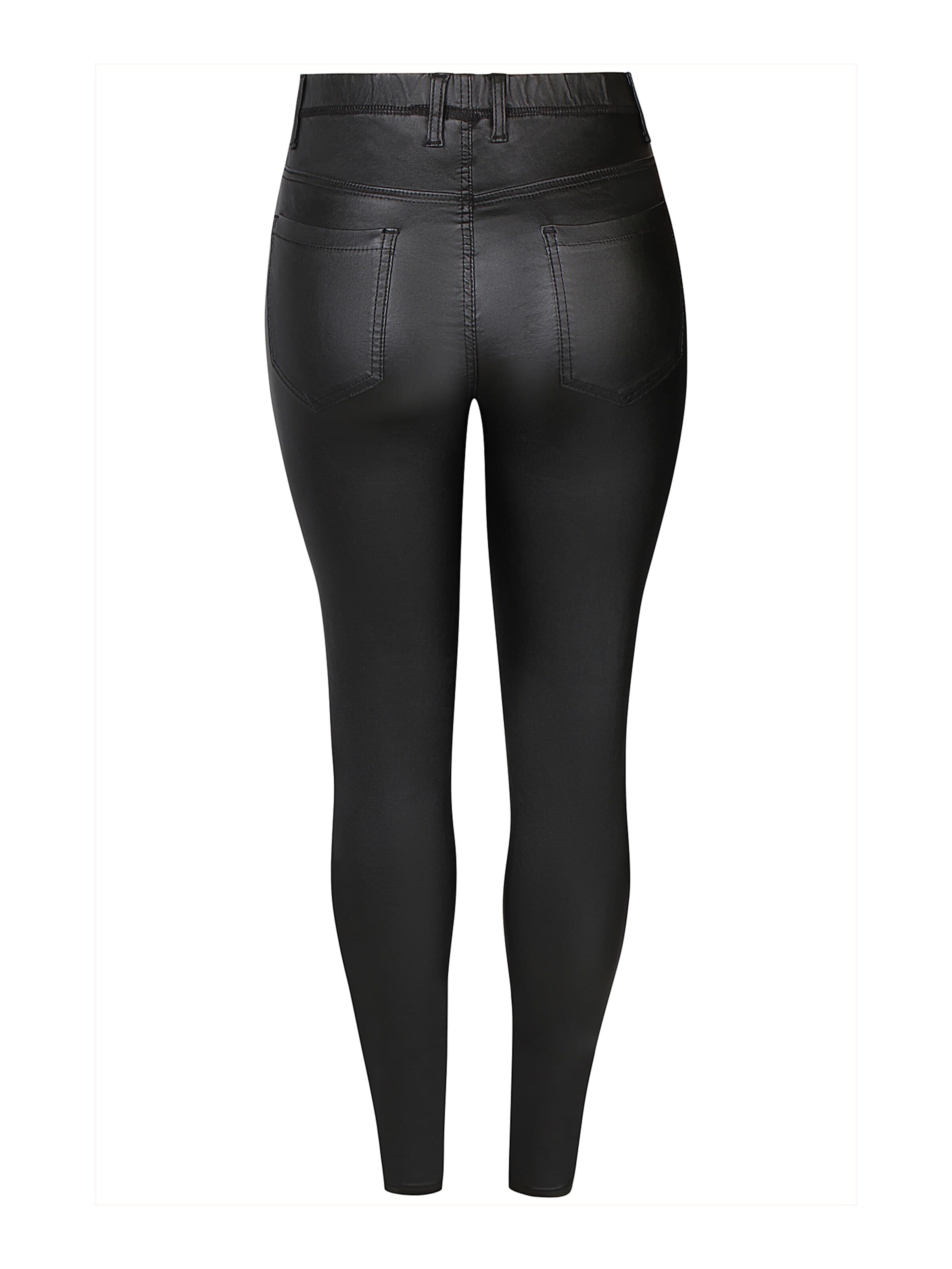 ze-ze Slimfit Jeggings 'Dixie 208' in Zwart