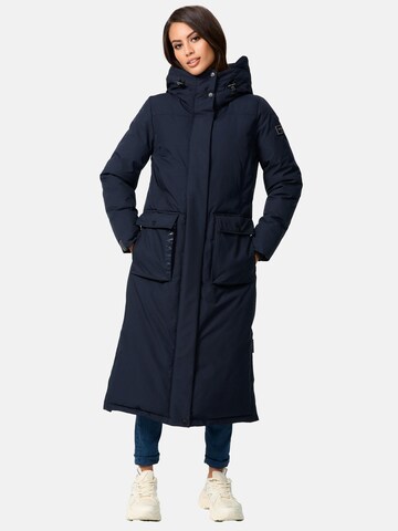 Manteau d’hiver 'Wolkenfrost XIV' NAVAHOO en bleu : devant