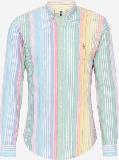 Polo Ralph Lauren Chemise en bleu clair / jaune clair / vert clair / rose, Vue avec produit