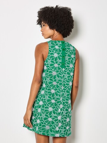 Apricot Dress in Green