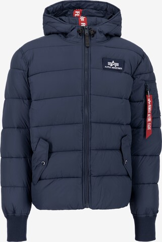 Veste fonctionnelle ALPHA INDUSTRIES en bleu : devant