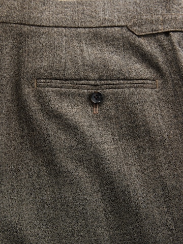 Next Tapered Pleat-Front Pants in Beige