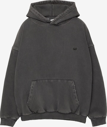 Pull&Bear Mikina 'STWD' – černá: přední strana