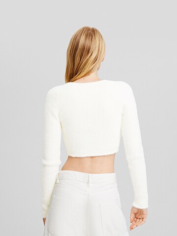 Pull-over Bershka en beige