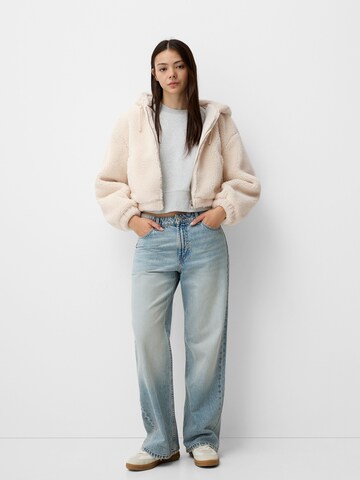 Bershka Jacke in Weiß