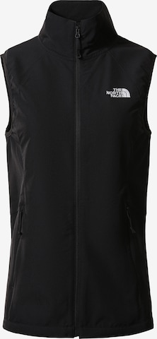 THE NORTH FACE Sportbodywarmer 'Nimble' in Zwart: voorkant