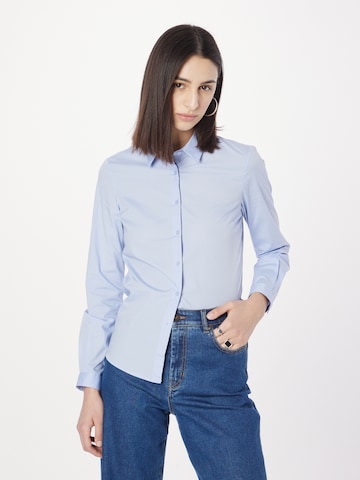 Camicia da donna di Sisley in blu: frontale