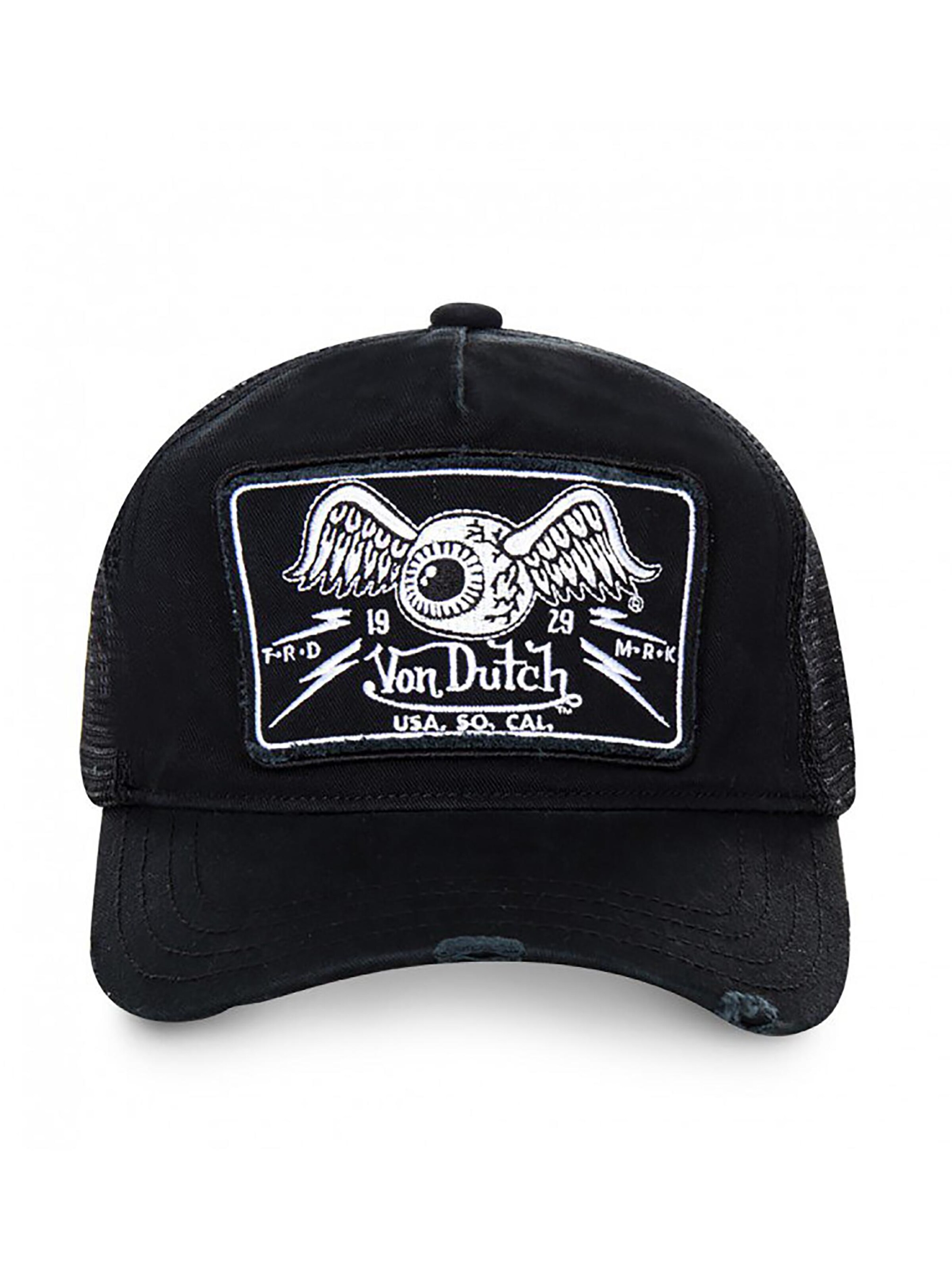 Von Dutch Cap 'Flying Eye' in Black