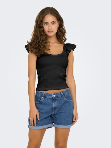 ONLY Top 'Macy' in Black: front