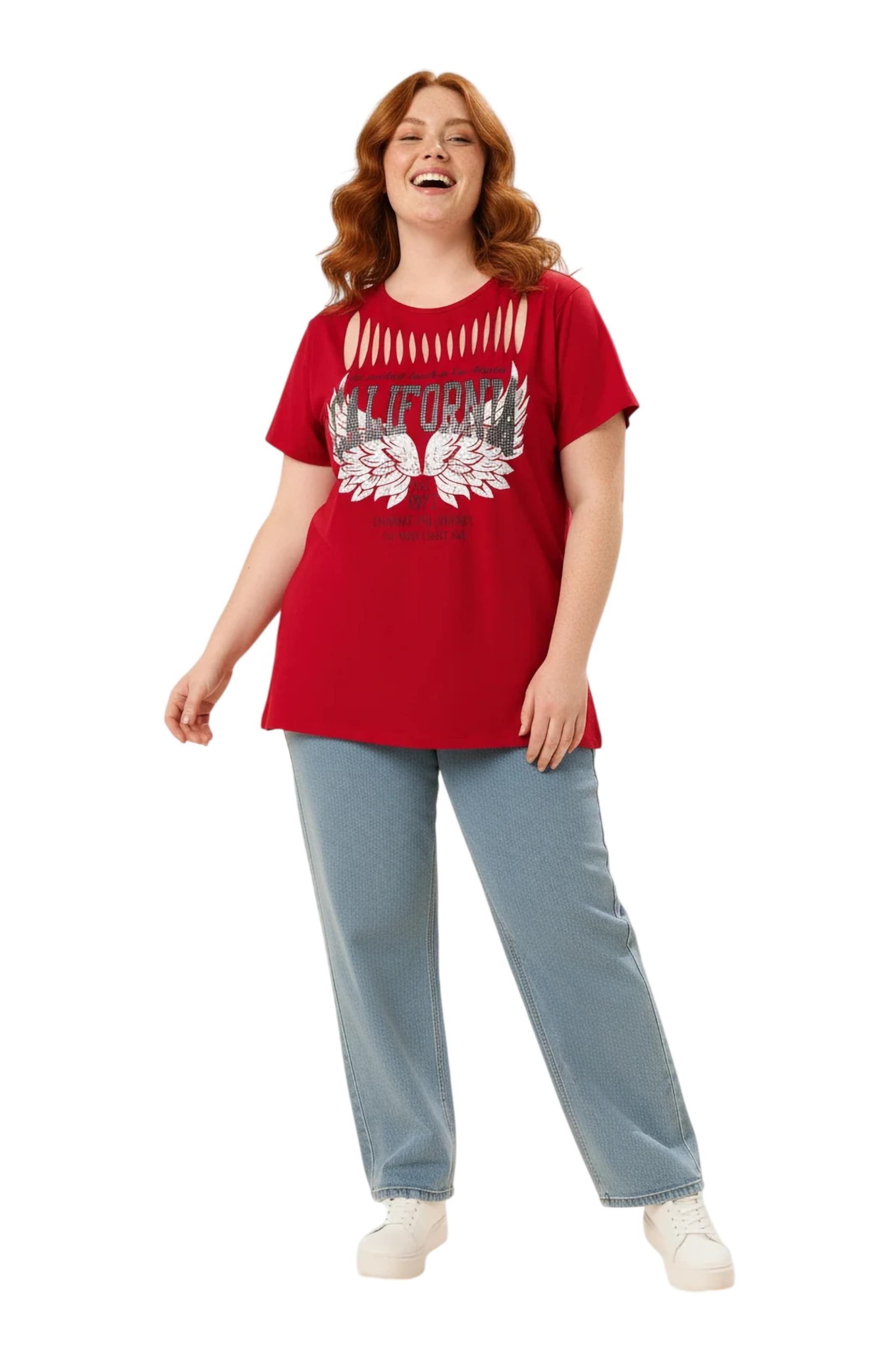 Shape Of You Shirt in Red