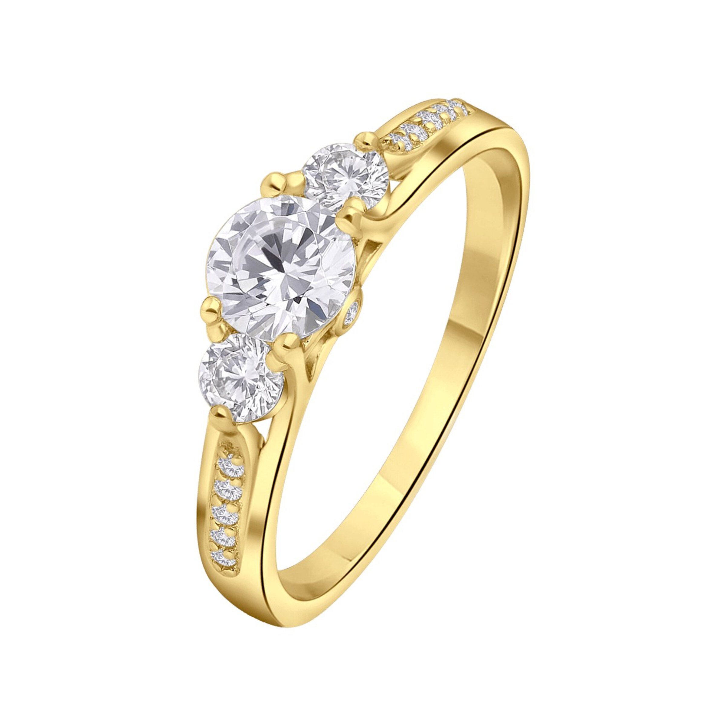 Lucardi Ring in Gold