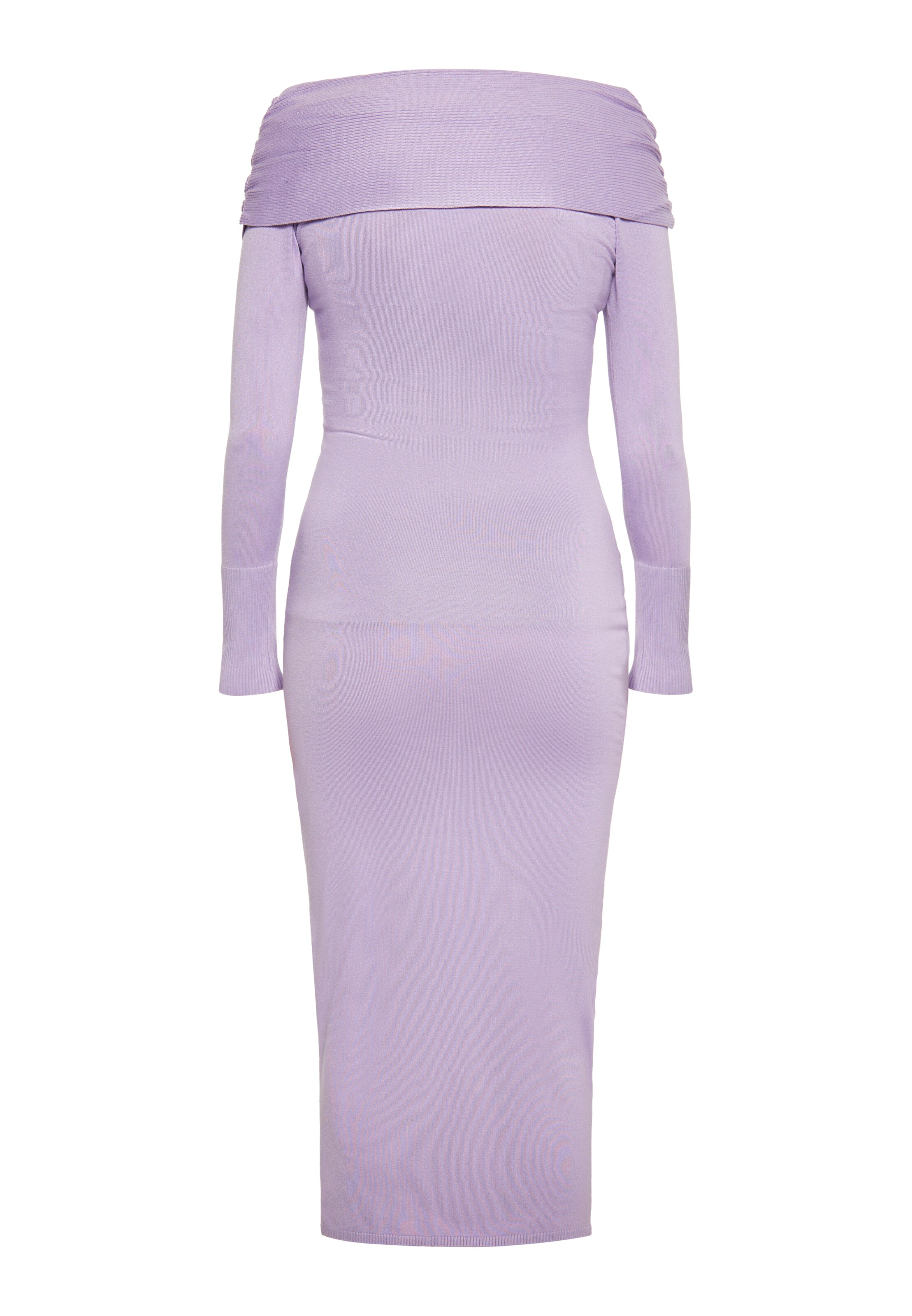 faina Gebreide jurk in Lila