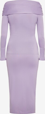 Robe fourreau NAEMI en violet