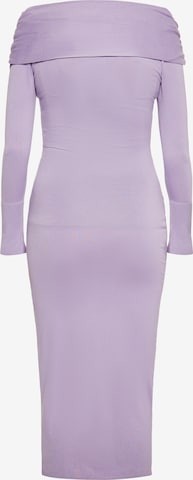 Robe fourreau NAEMI en violet