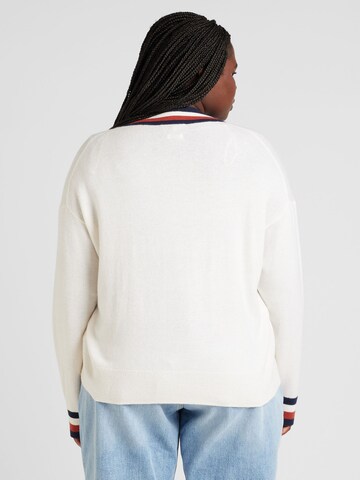 Tommy Hilfiger Curve Kardigan – bílá