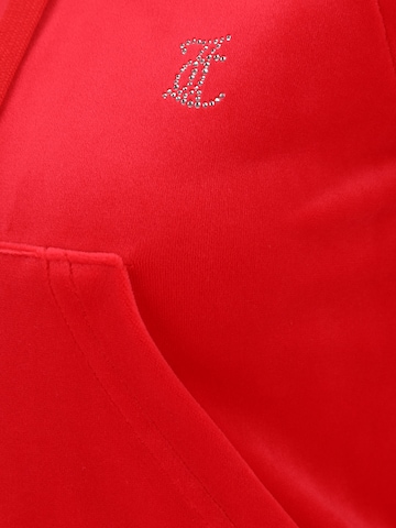 Juicy Couture Petite - Sudadera con cremallera 'MADISON' en rojo