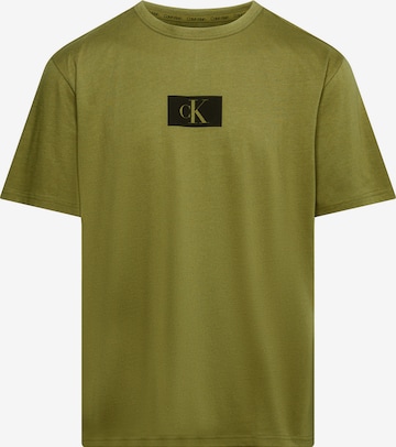 T-Shirt Calvin Klein Underwear en vert : devant