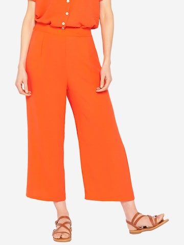 LolaLiza Loose fit Pleat-front trousers in Orange