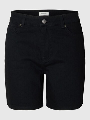 SELECTED regular Jeans i sort