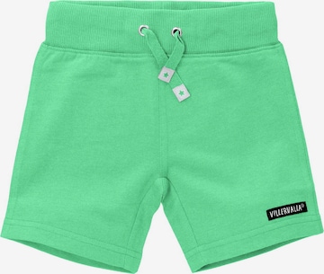 Villervalla Regular Athletic Pants in Green: front