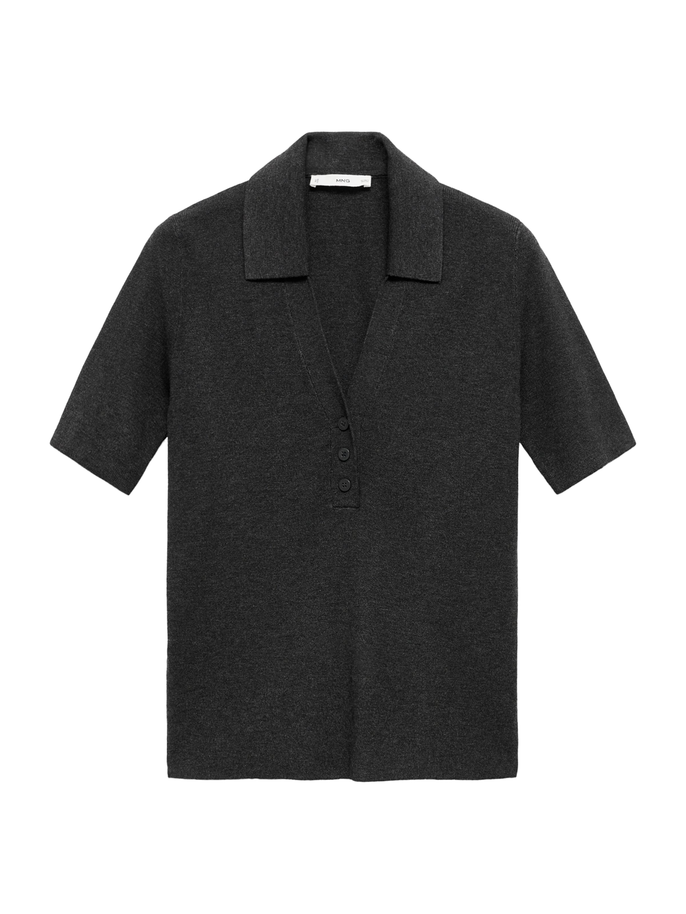 MANGO Пуловер 'POLITA' в сиво: отпред