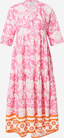 Robe Emily Van Den Bergh en mélange de couleurs : devant